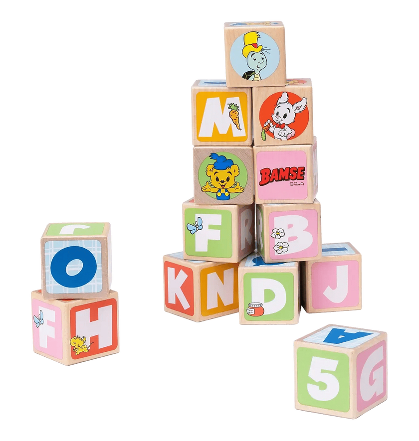 SE - Bamse Bokstavsklosser 36 treklosser