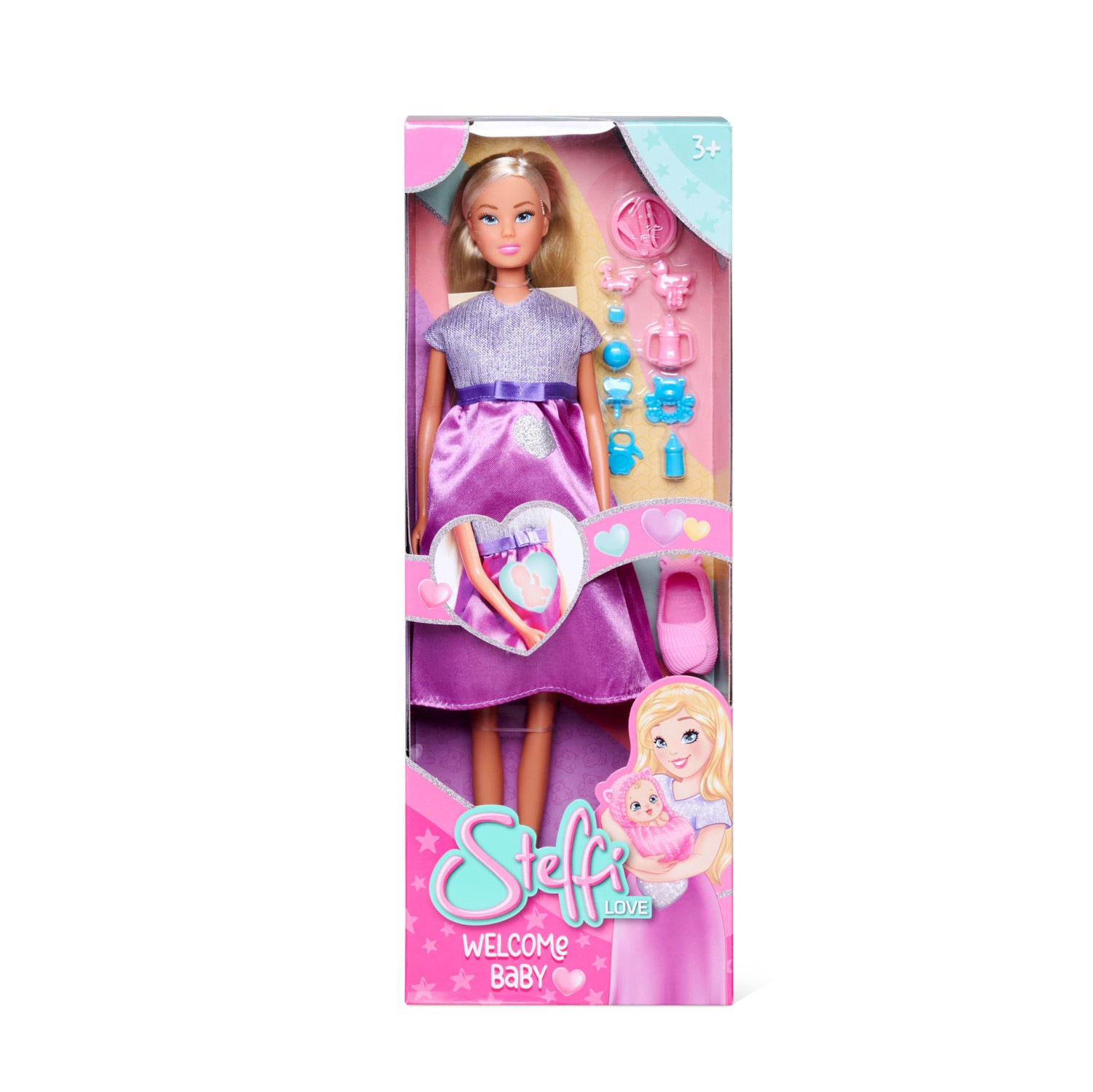 Steffi Love Baby velkomst-dukkesett