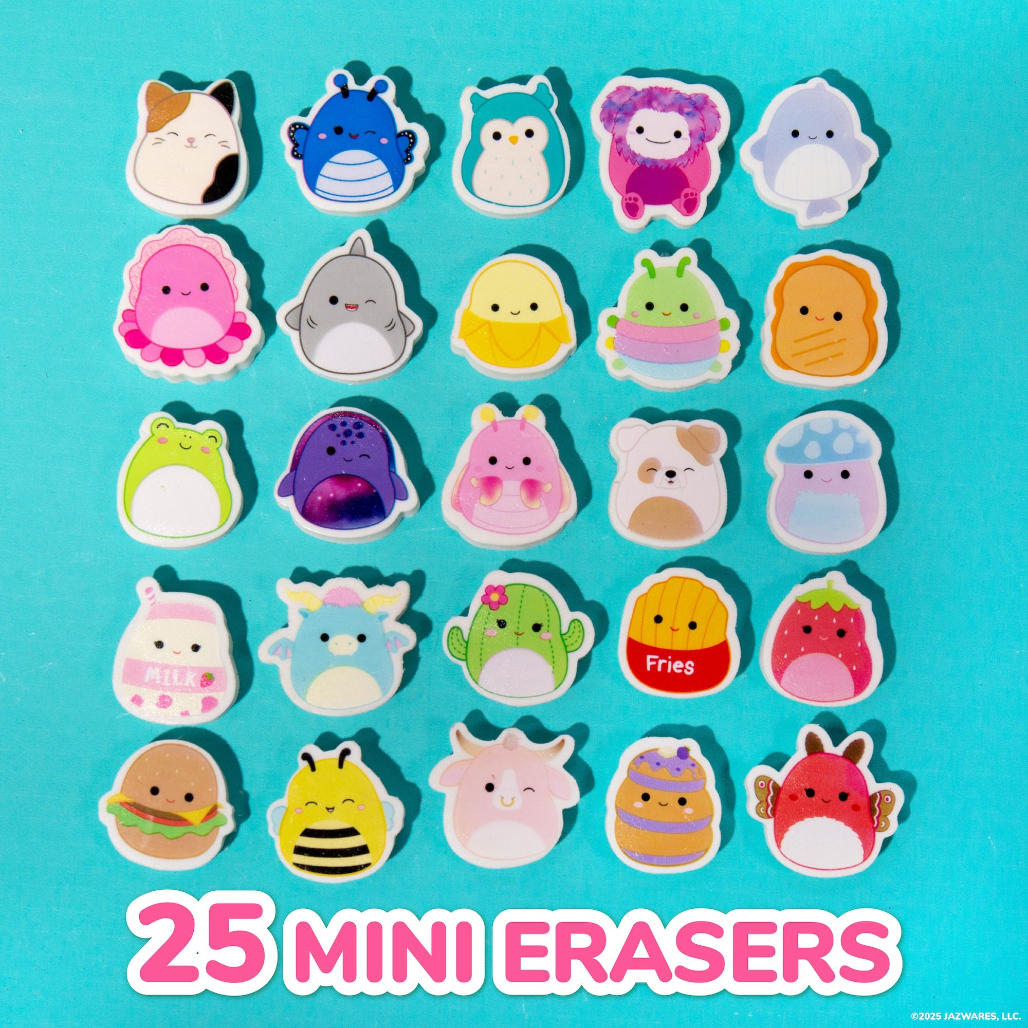 Squishmallows Eraser Set 25 Pcs