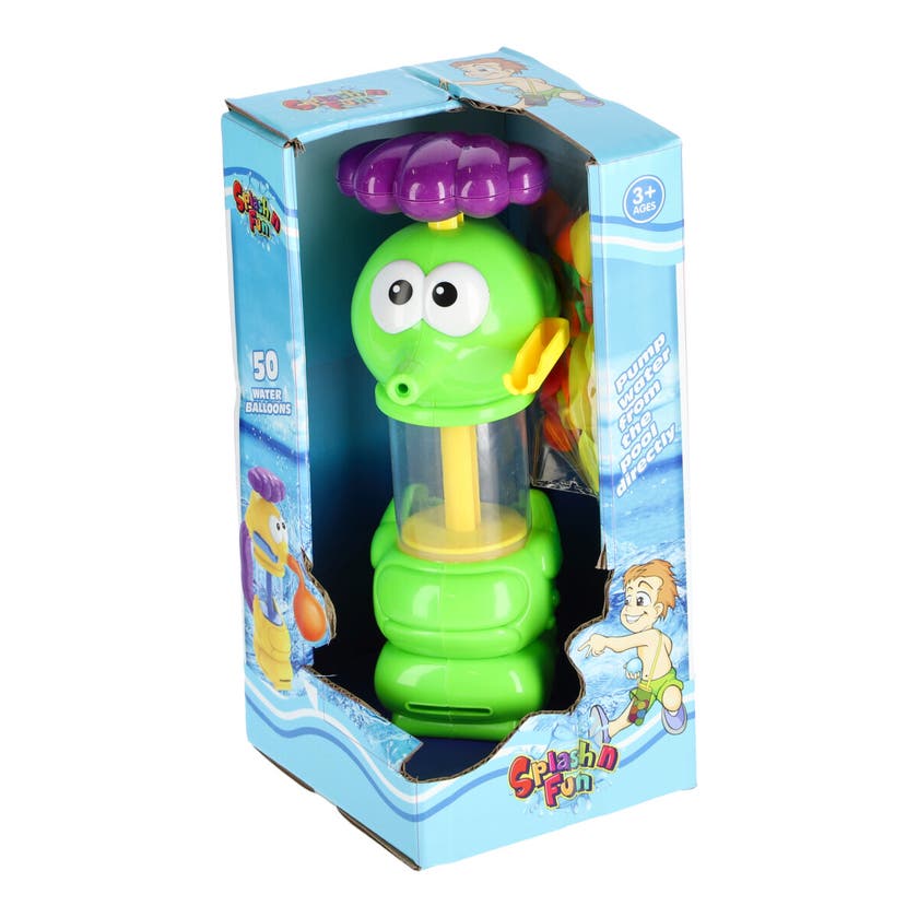 Splash, Pump Med 50 Vannballonger