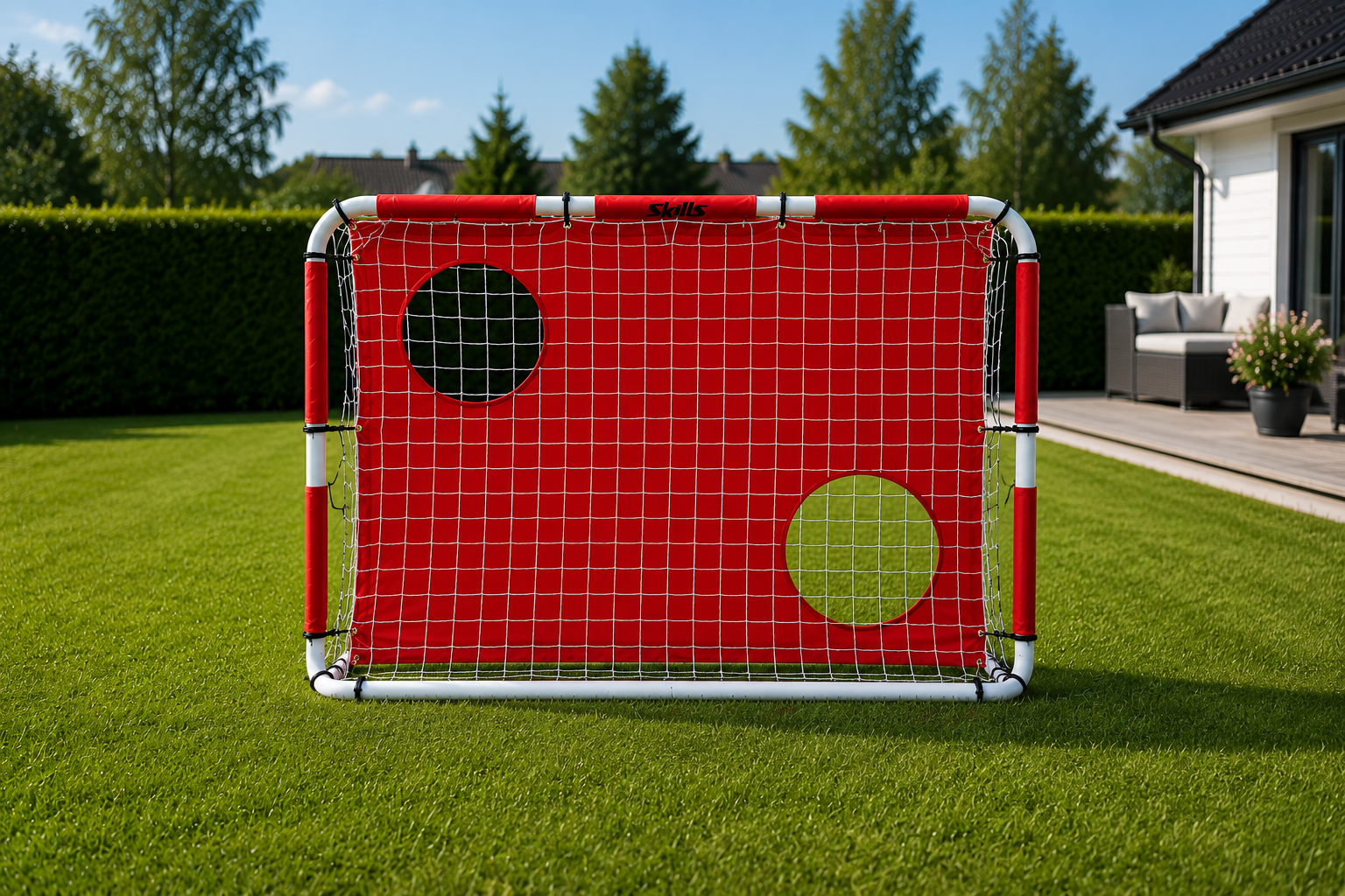 Skills, Fotballmål 170x110x60 med keeperduk