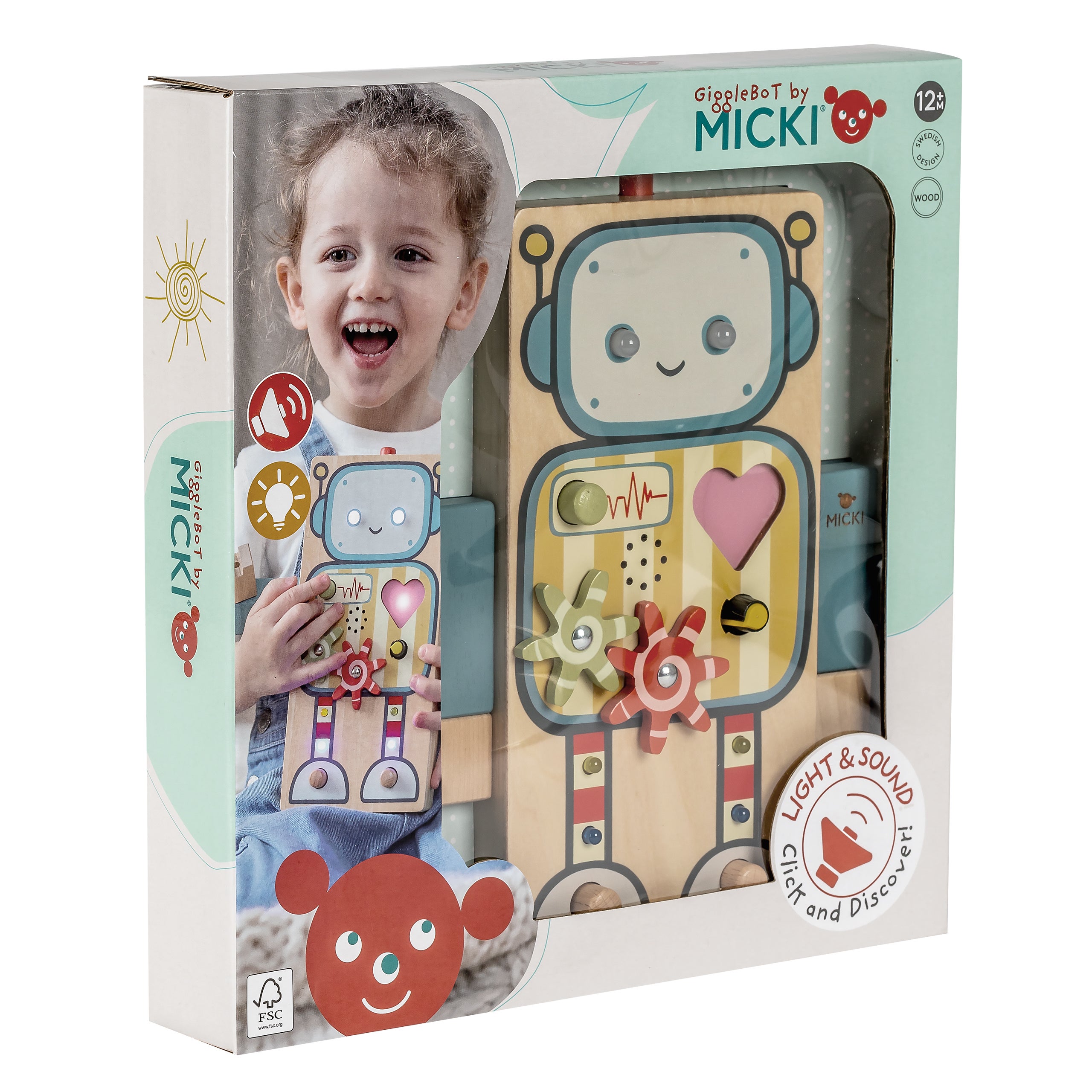 MICKI Gigglebot aktivitetsleke