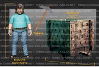 Minecraft Movie Steve & Minecart