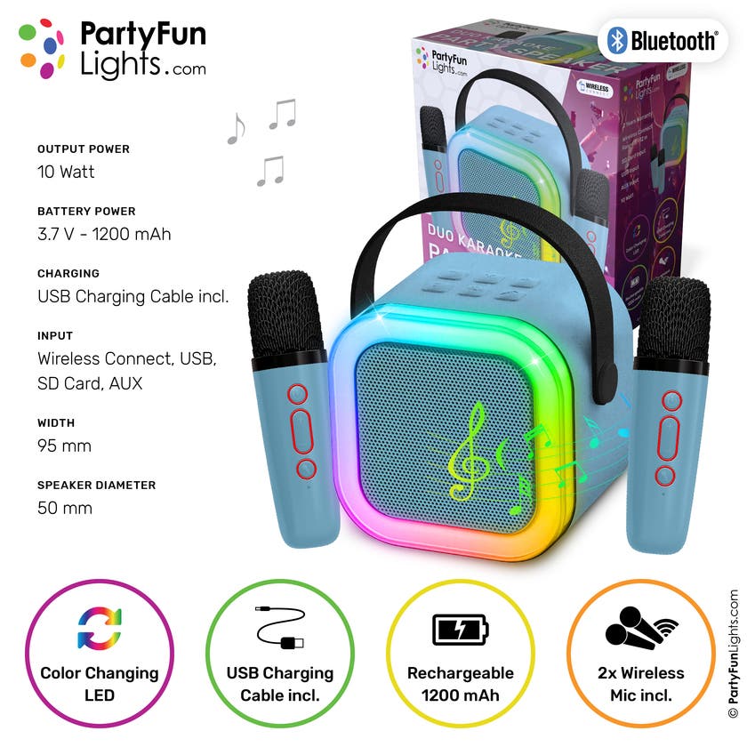 Stage - Minikaraoke med 2 mikrofoner