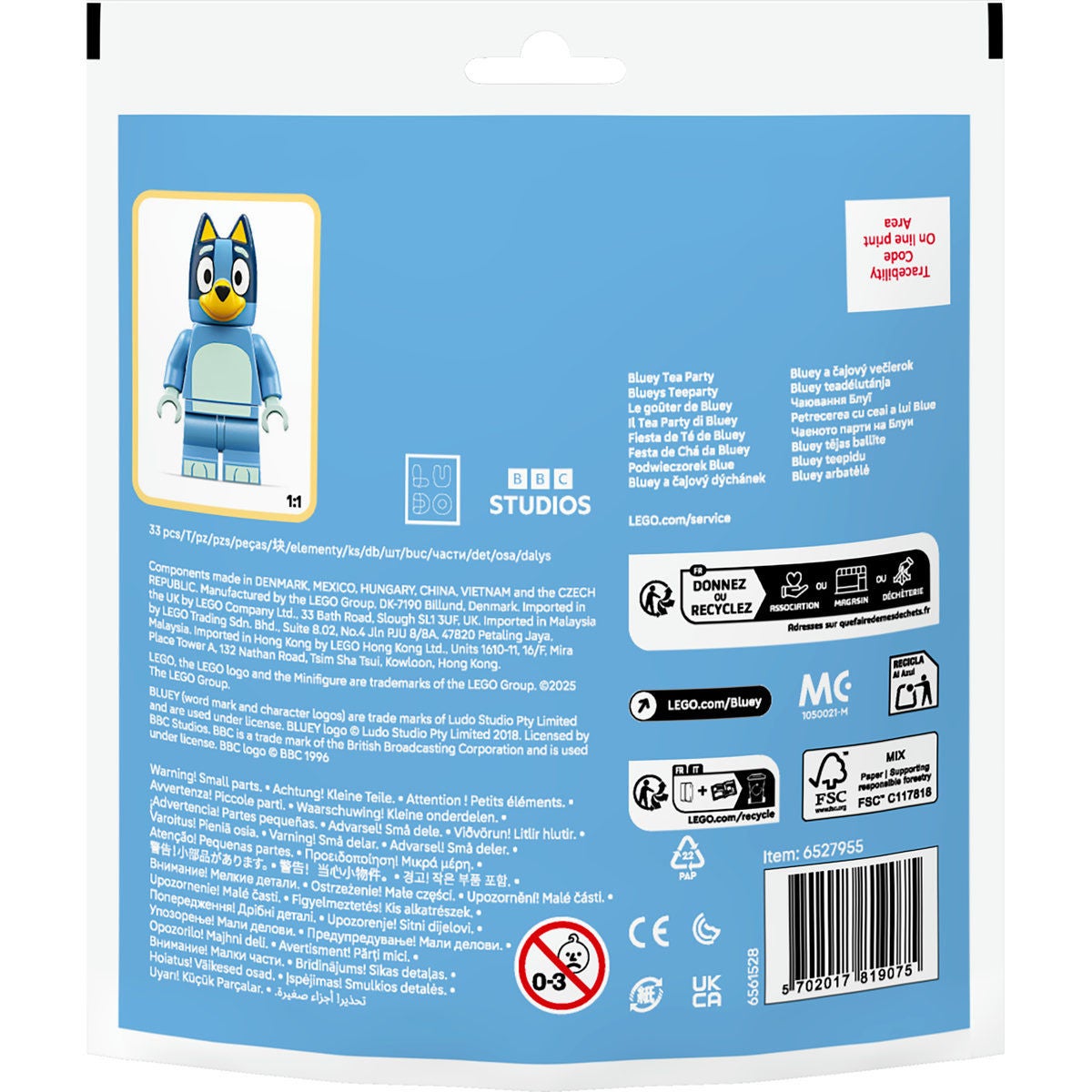 LEGO Bluey 30687, Blueys teselskap