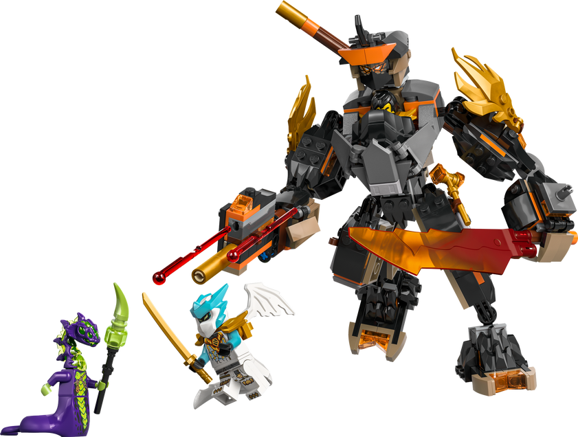 LEGO NINJAGO Cole's Mission Mech & Dragon Zane 71854