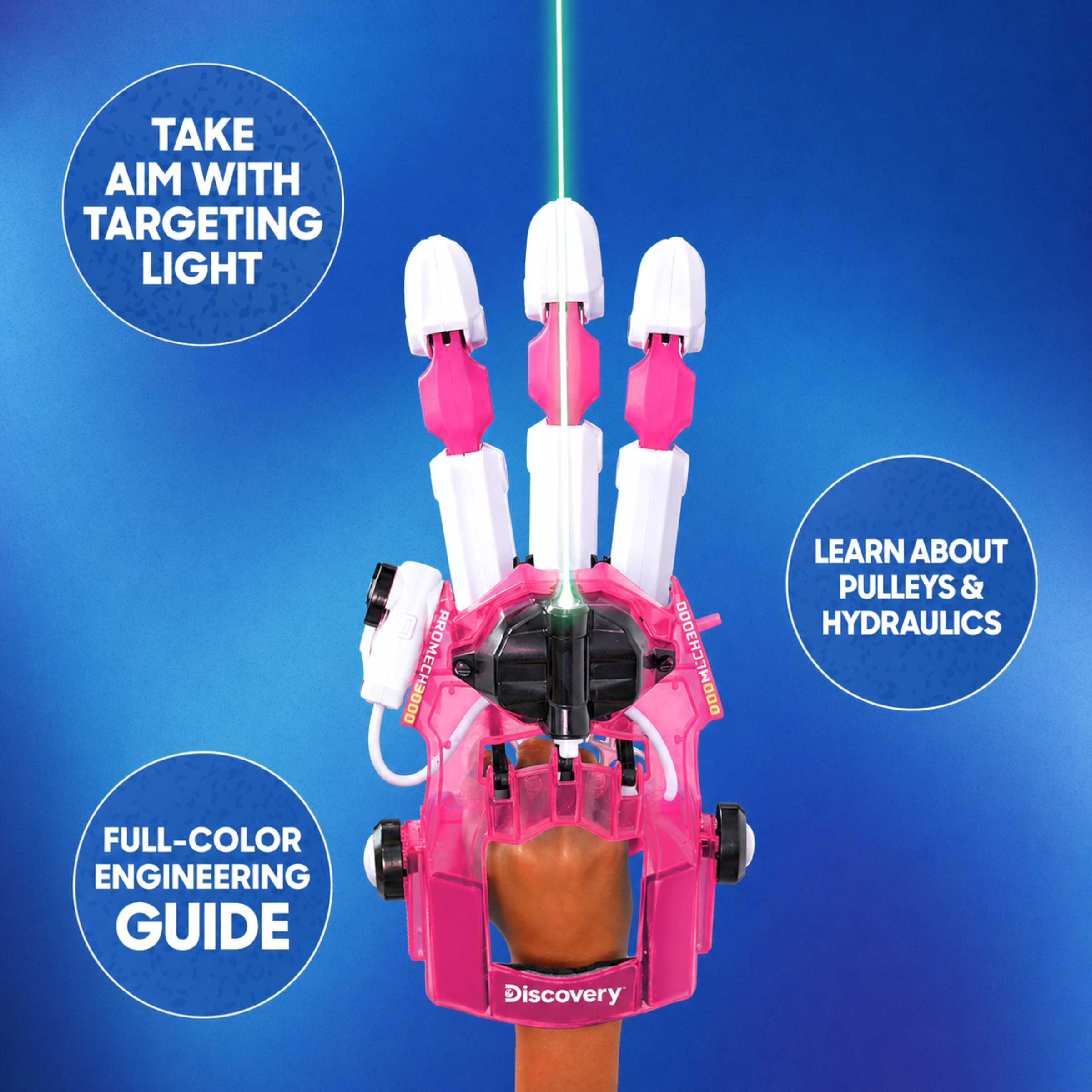 Discovery Hydraulisk Robothand Rosa