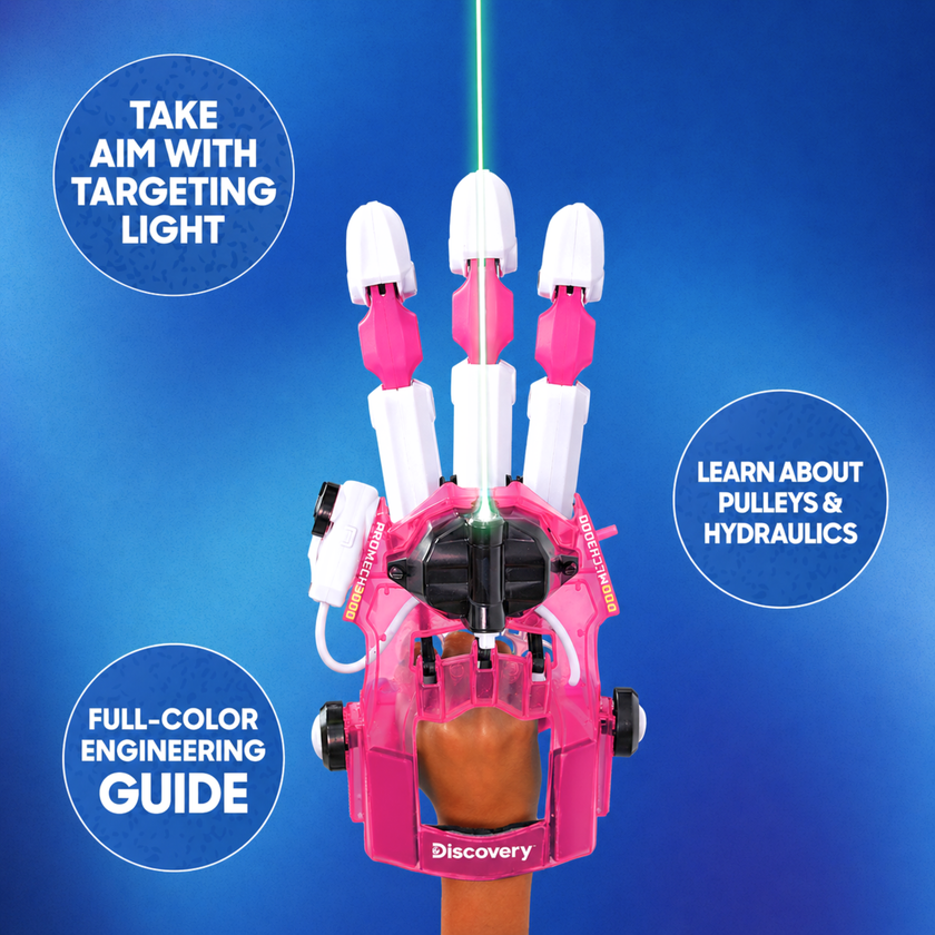 Discovery Hydraulisk Robothand Rosa