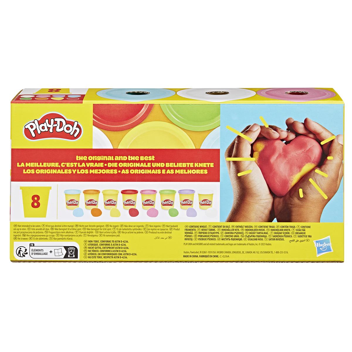 Play-Doh Lera 8 farger Regnbue