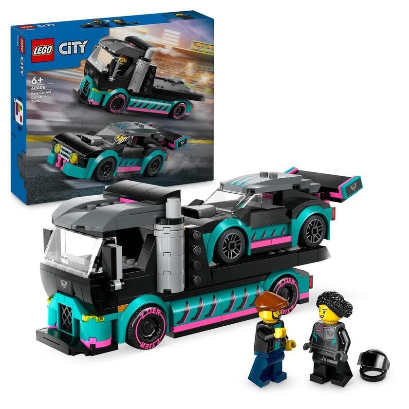LEGO City 60406, Racerbil og biltransport