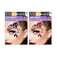 Halloween, Ansiktsdiamanter Assortert Produkt, 2 Ulike Typer