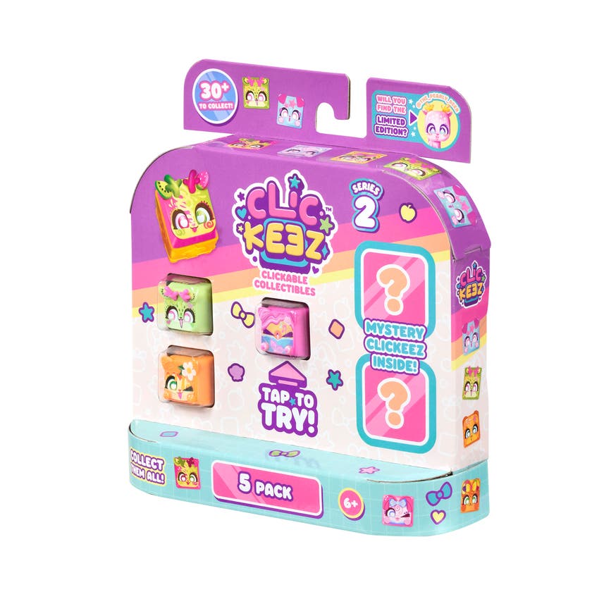 Clickeez Multipack Series 2 – 5 fidgets med klikkelyd