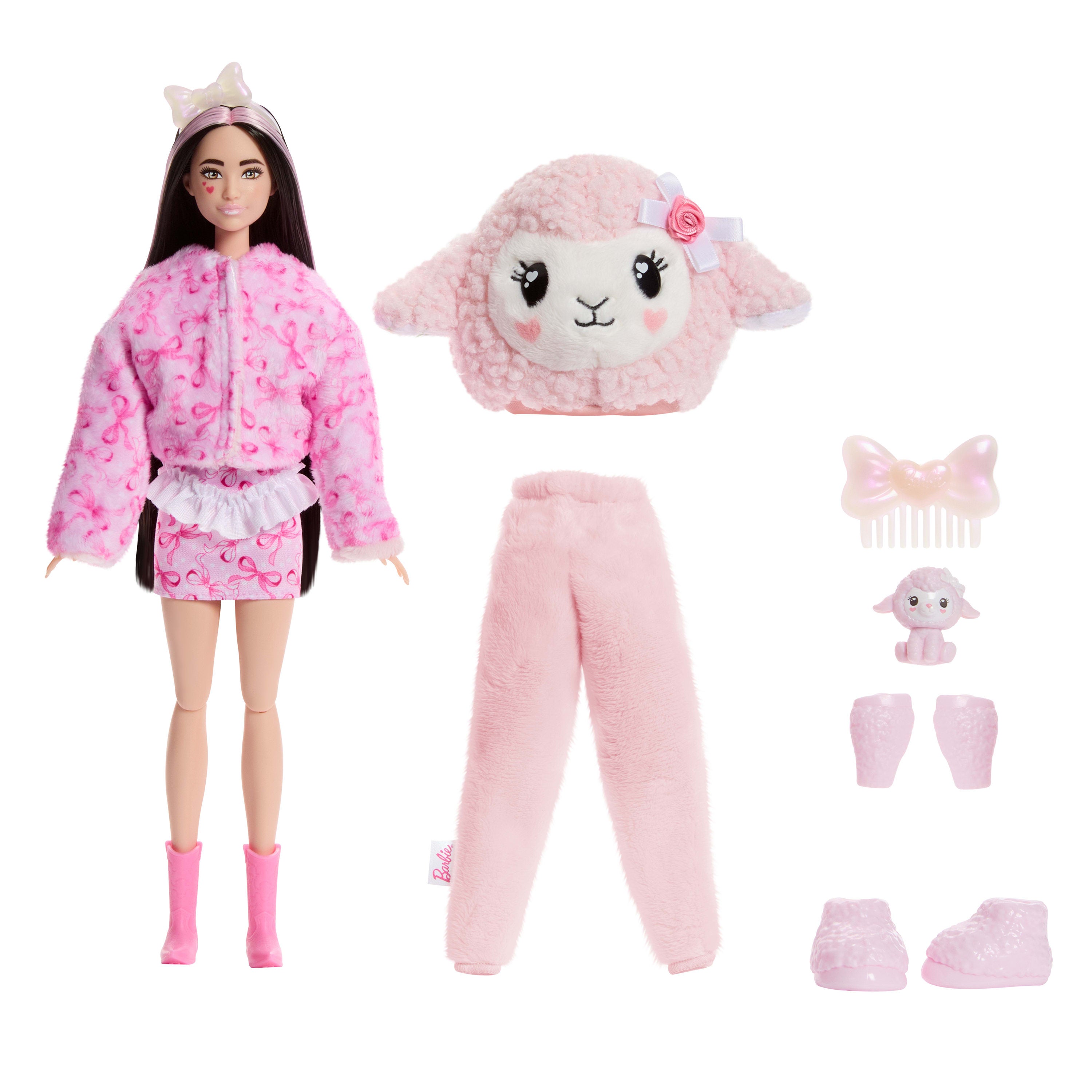 Barbie Cutie Reveal Cuddly lam med 10 overraskelser