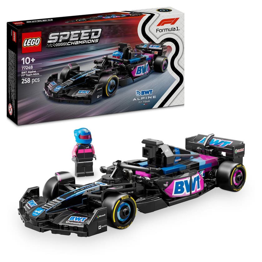LEGO Speed Champions 77248, BWT Alpine F1® Team A524 Racerbil