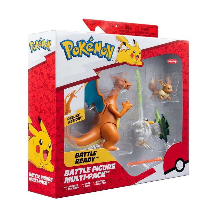 Pokemon, spesialutgave 3-pakning med figur med funksjon