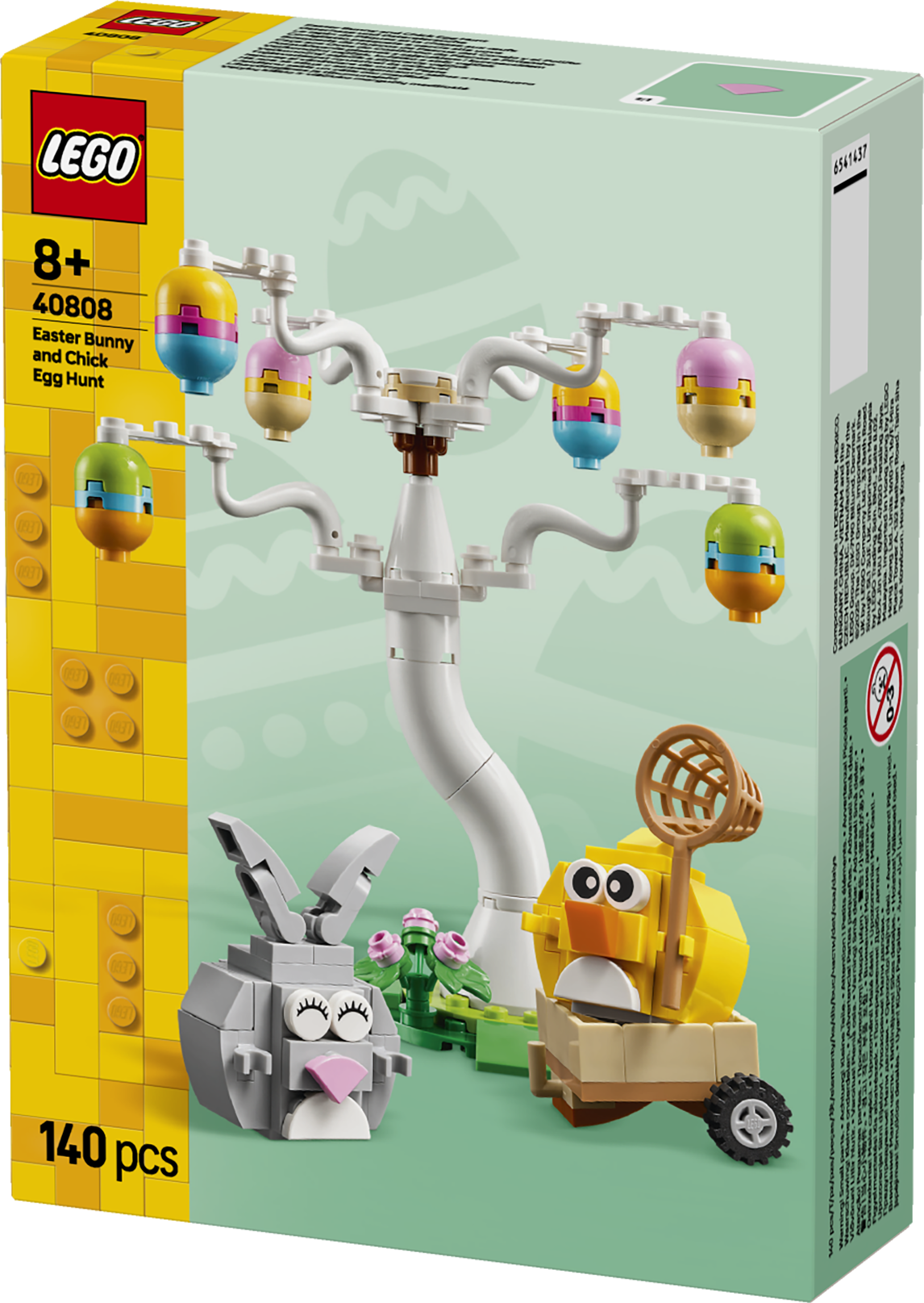 Eggjakt med påskehare og kylling