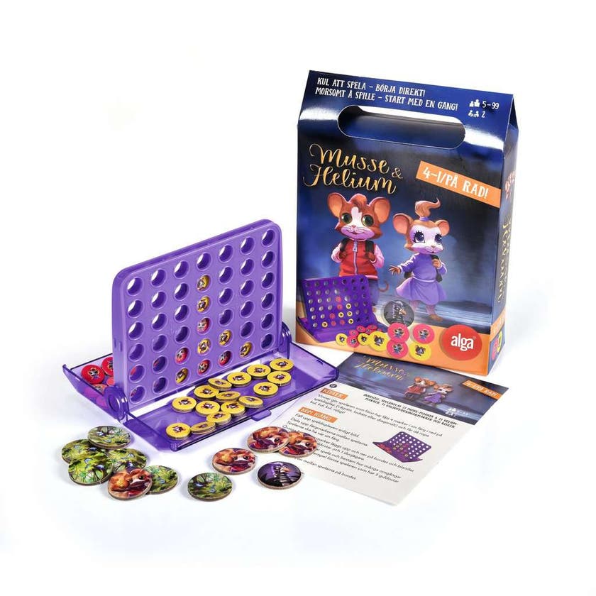 Alga, Musse & Heliums lumske 4-på-rad