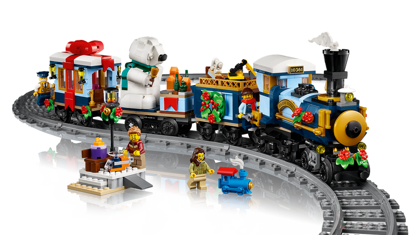 LEGO® Icons Juleekspressen. Byggbart tog for voksne 10361