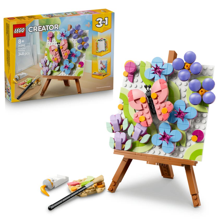 LEGO® Creator 3-i-1 Dekorativt blomstermaleri 31390