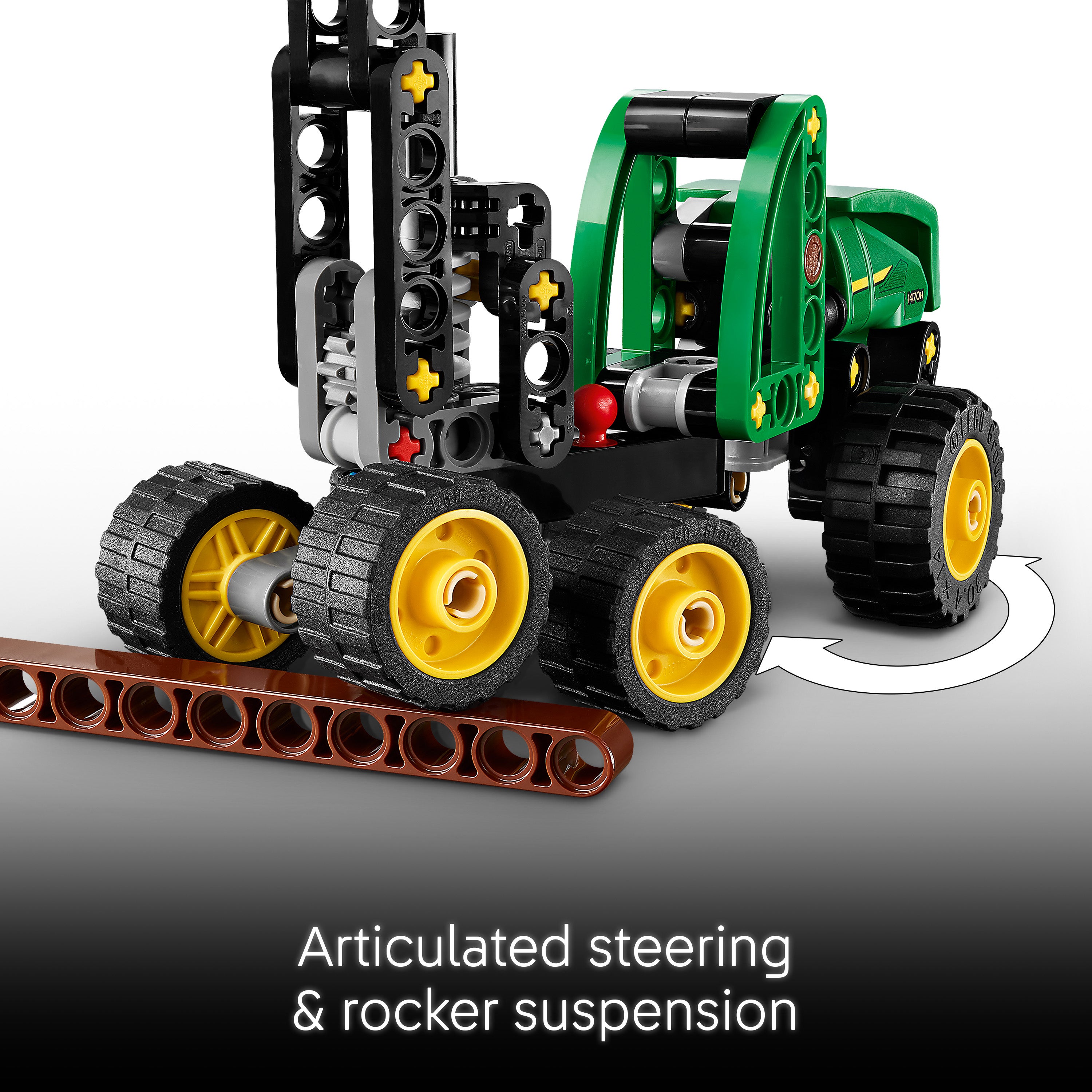 LEGO® Technic John Deere 1470H hjuldrevet hogstmaskin 42218