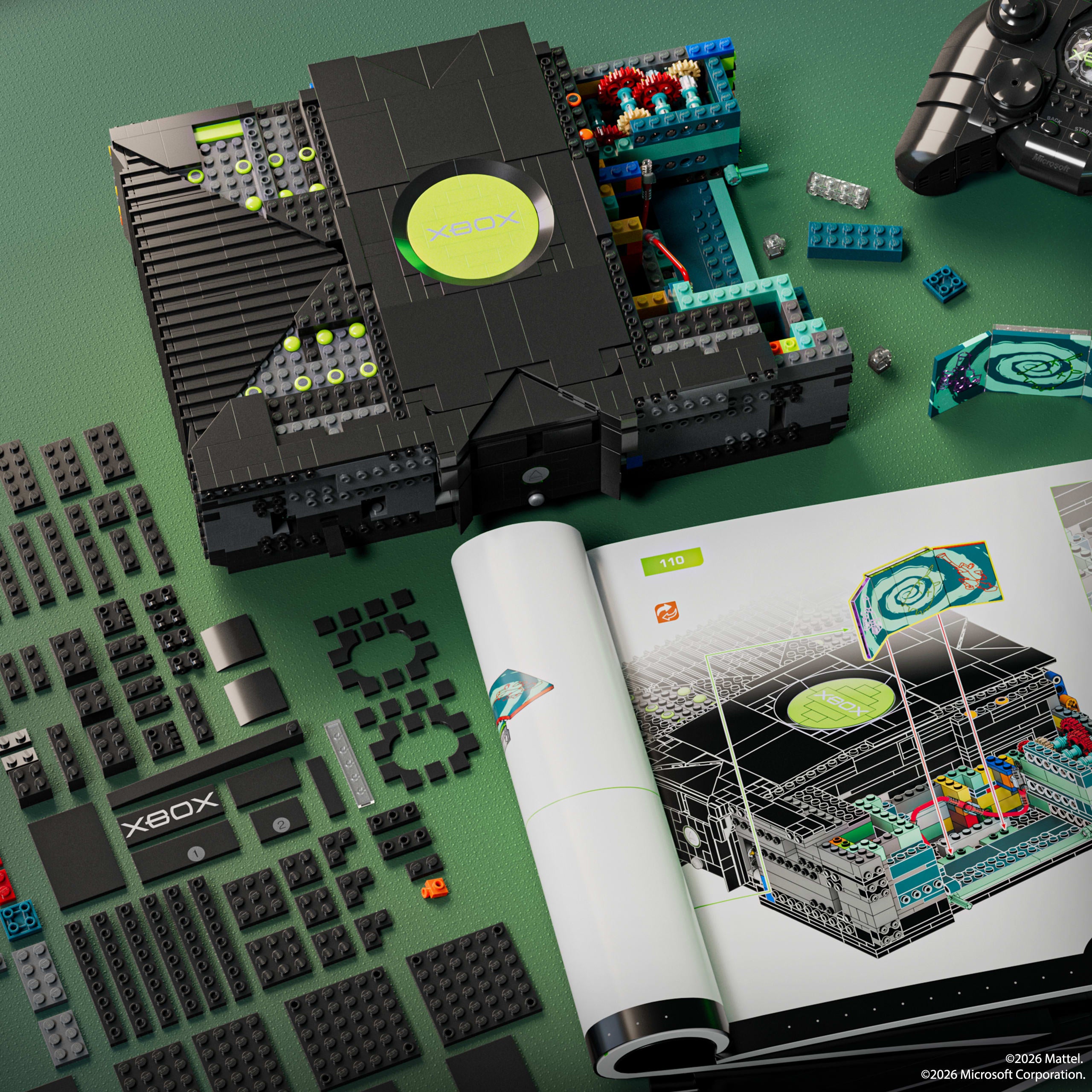 Mattel Brick Shop Microsoft XBOX Konstruksjonsleke 3509 deler 