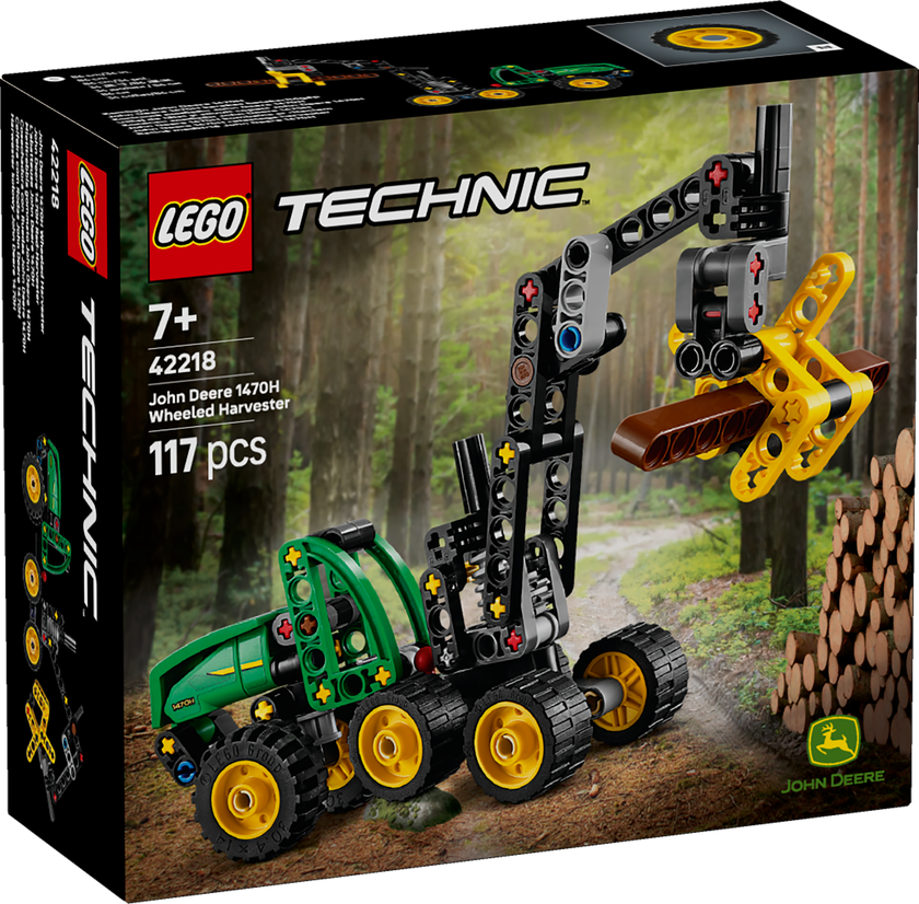 LEGO® Technic John Deere 1470H hjuldrevet hogstmaskin 42218