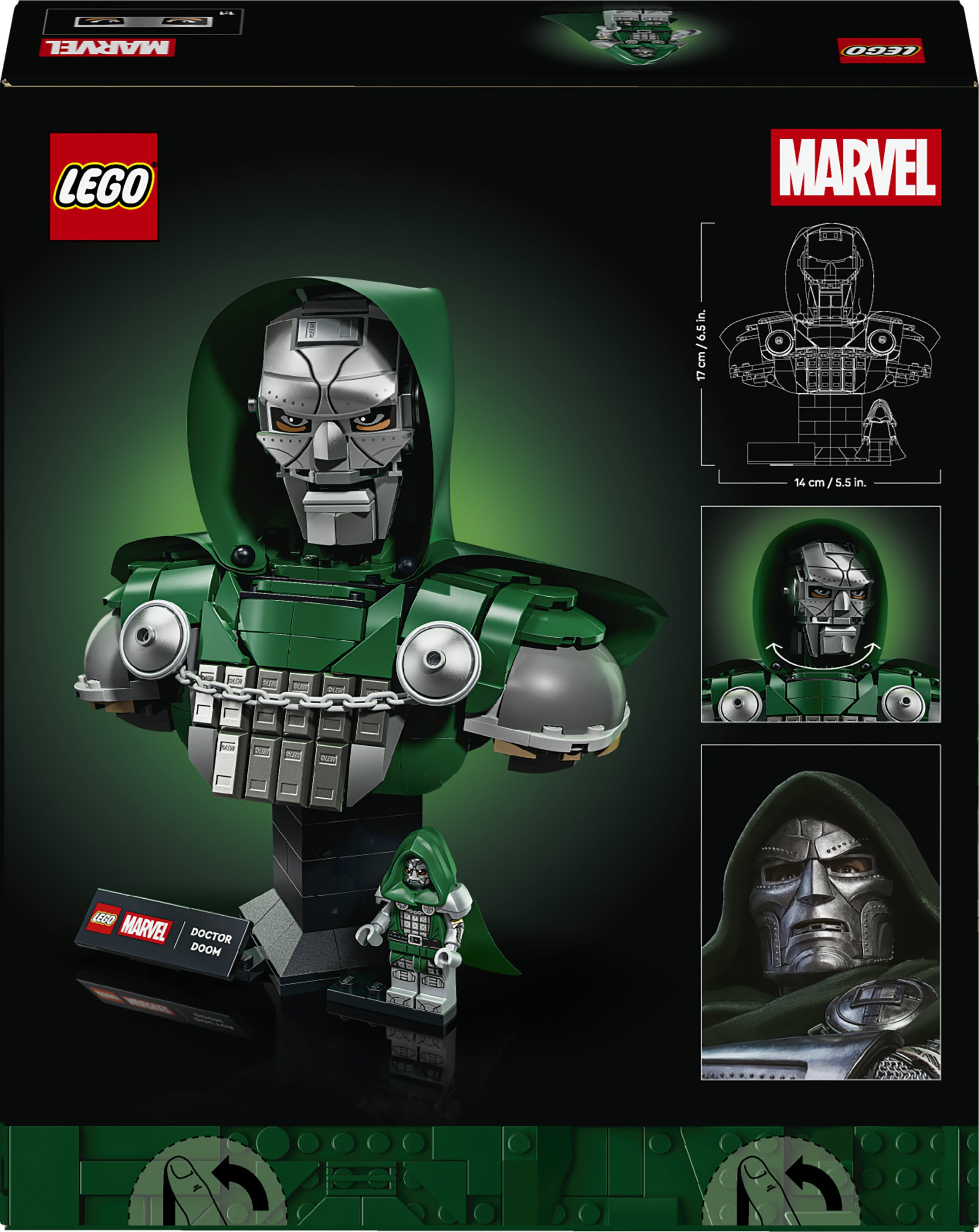 LEGO® Marvel Doctor Doom-byste 76345