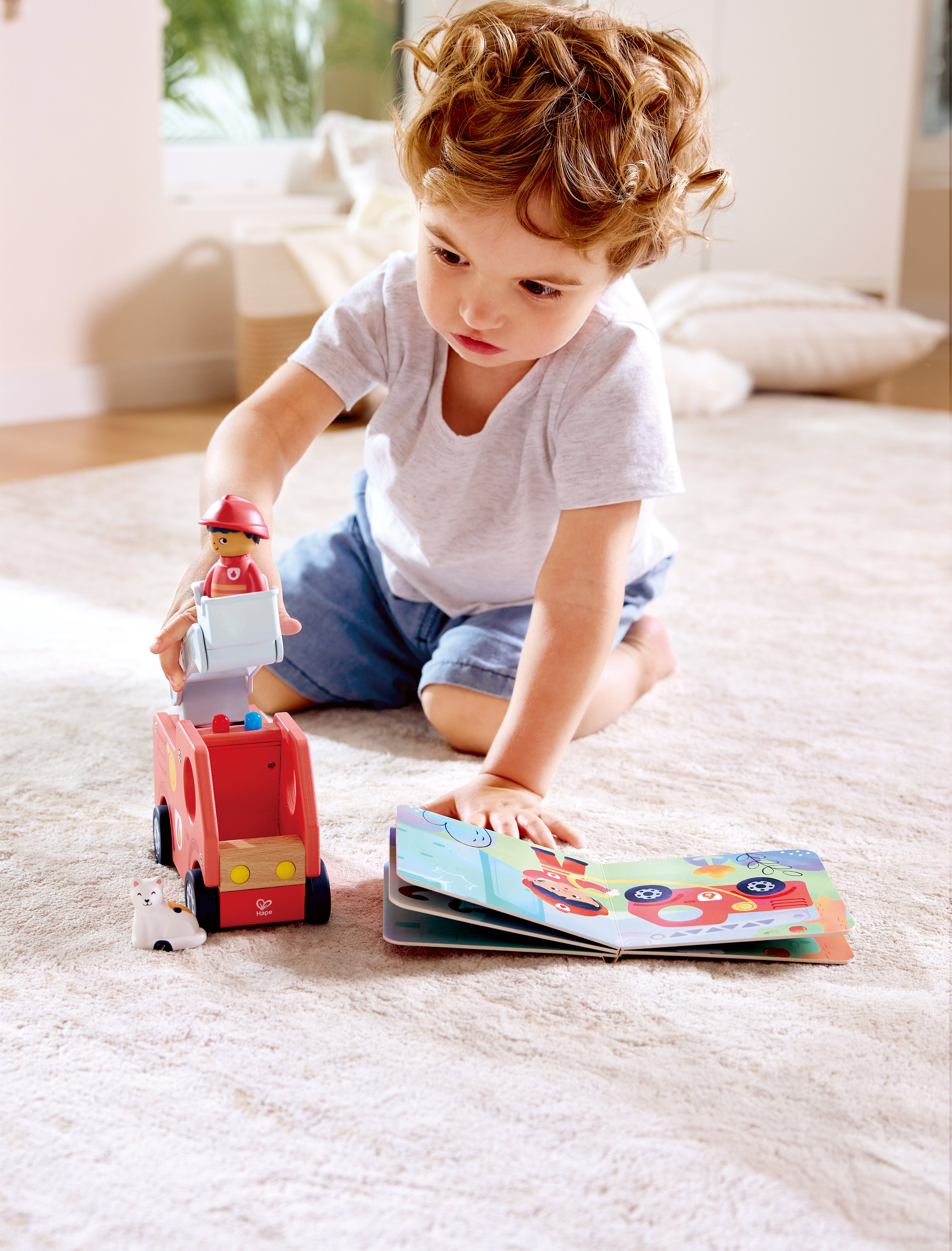Hape The Roaring Fire Truck With Sound