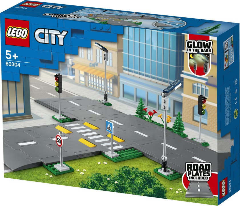 LEGO City Town 60304, Veiplater