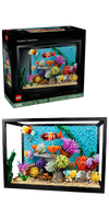 LEGO® Icons Tropisk akvarium. Hobbysett. Byggbart akvarium for voksne 10366