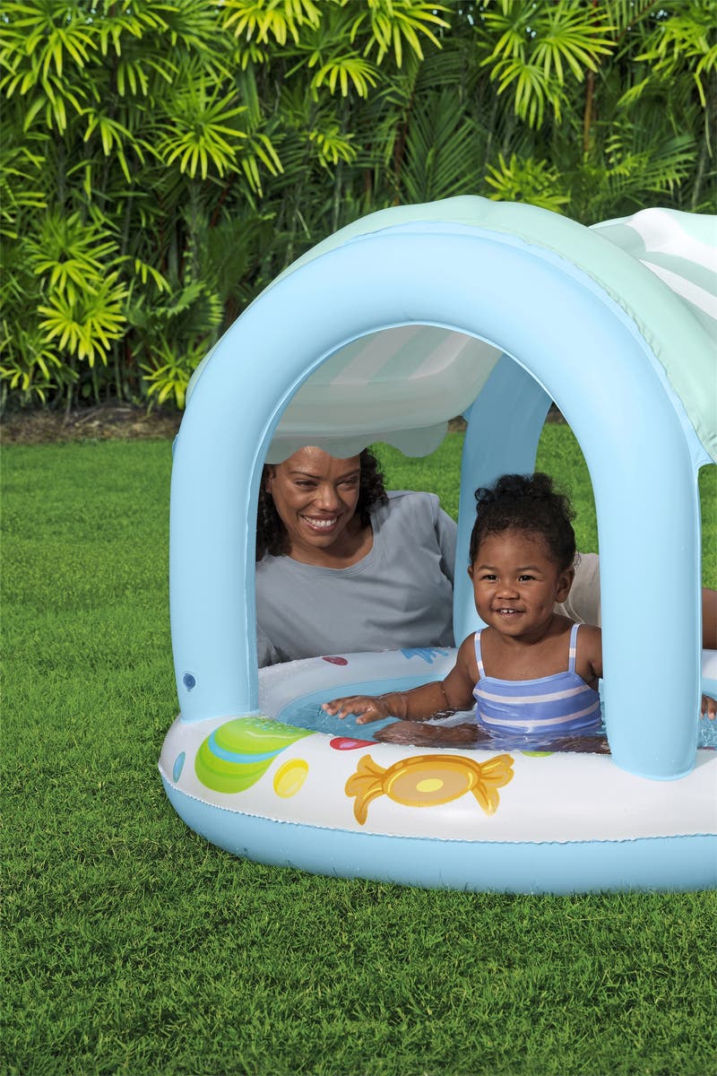 Bestway, Φ41" X H33"/Φ104M X H84Cm Sweet Shoppe skyggelagt barnbasseng