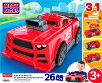 MEGA BLOKS Build & Go Race Car 26 deler