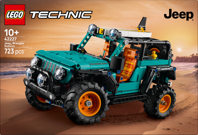 LEGO® Technic Jeep® Wrangler Rubicon SUV, byggesett 42227