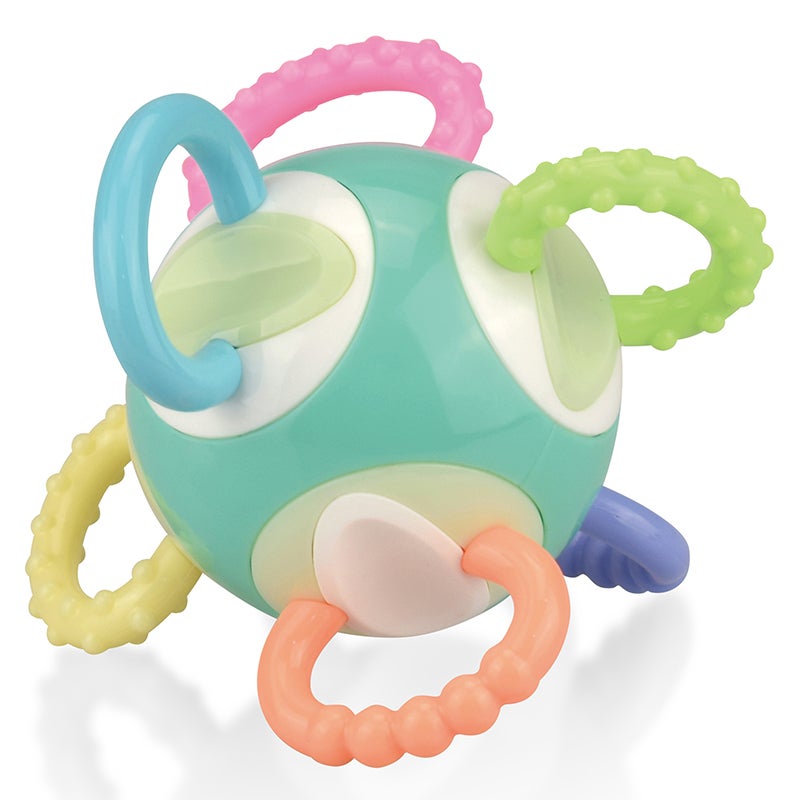 KID, Bitering Molar grovmasket lysblå/rosa/grønn/gul/oransje