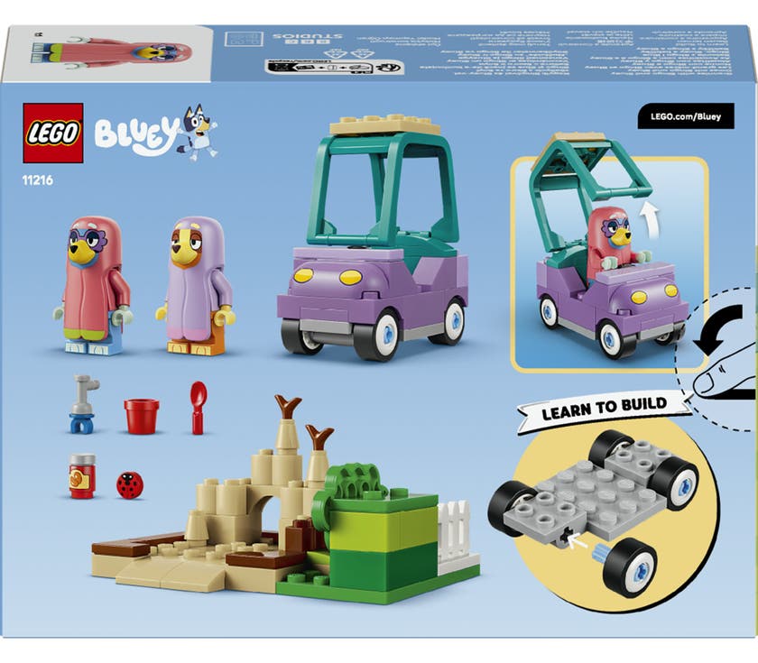 LEGO® Bluey Bestemødrene Bingo og Bluey. Byggeleke 11216
