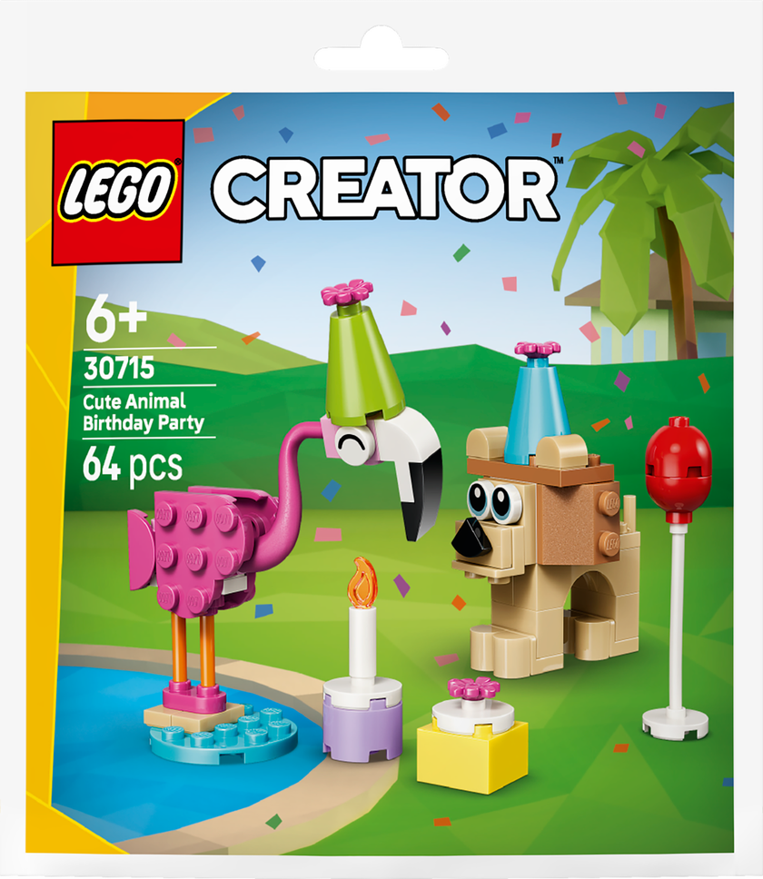 LEGO Bursdagsfest med søte dyr 30715