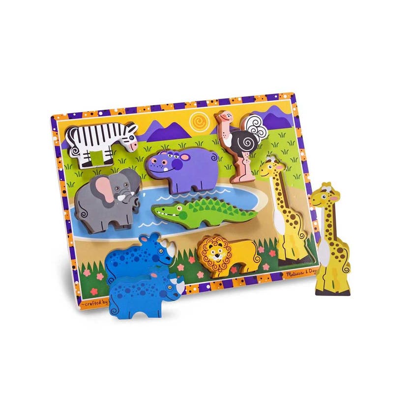 Wooden Chunky Puzzle Safari