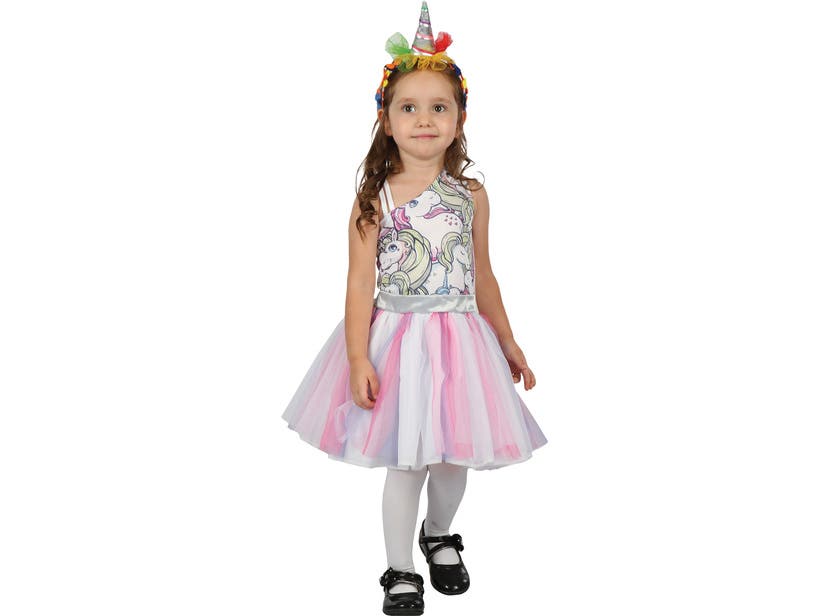 Enhjørningkjole 3-4 år