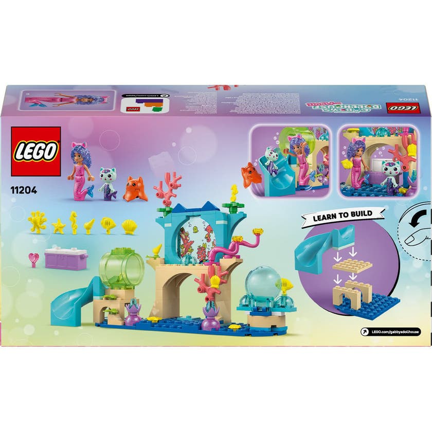 LEGO Gabby's Dollhouse 11204, Havfruen Gabbys akvarieeventyr