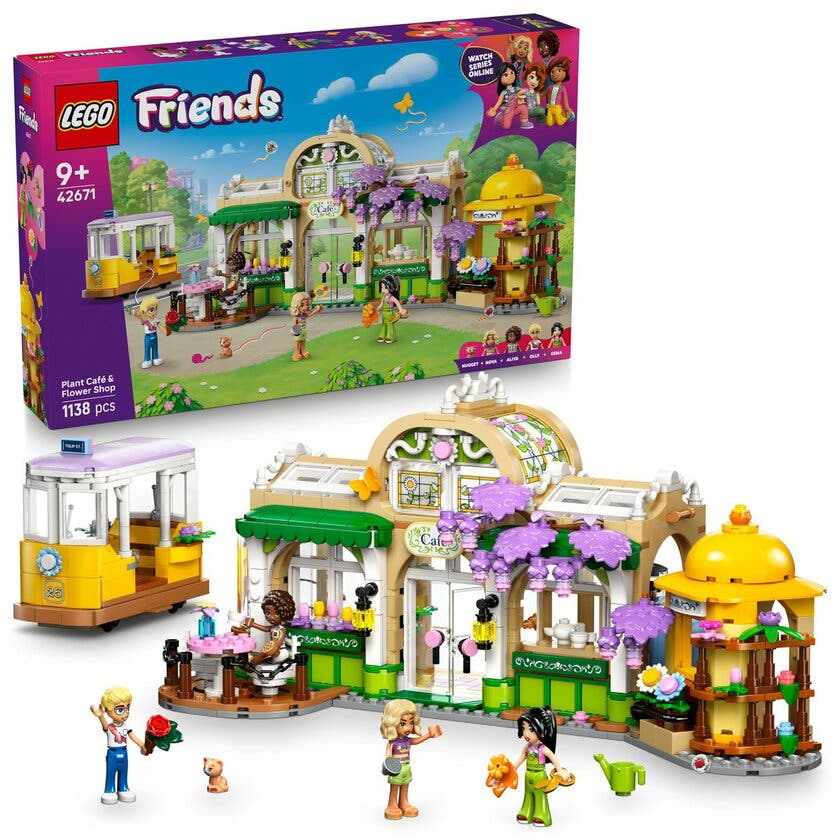 LEGO Friends 42671, Plantekafé & blomsterbutikk