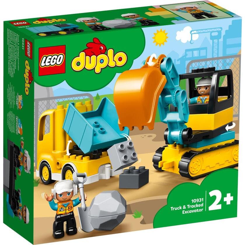 LEGO Duplo 10931, Lastebil og gravemaskin