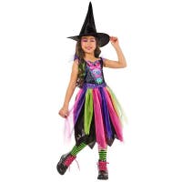 Halloween - Halloween Lys-Natt Hekse 5-6 år