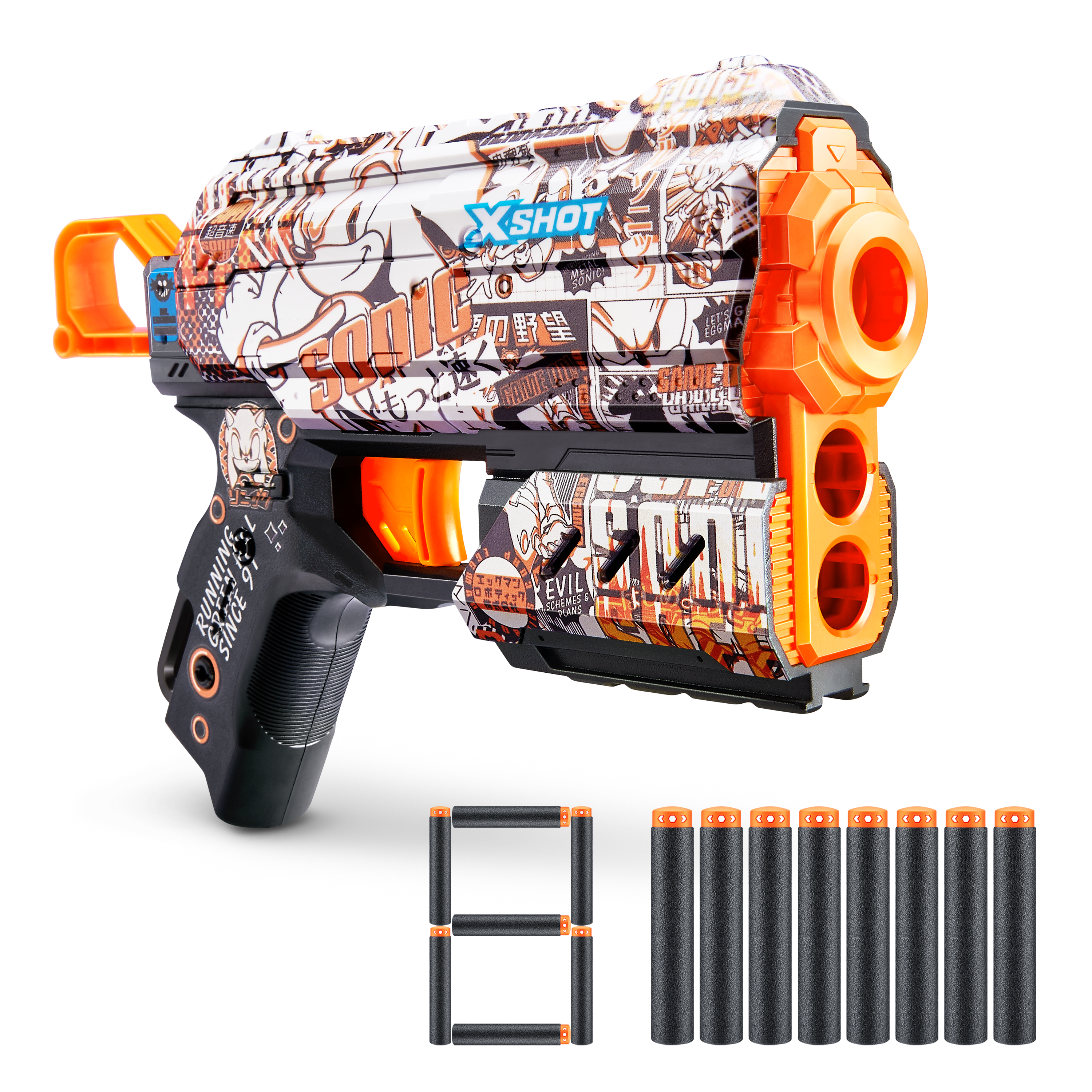 XSHOT SKINS-FLUX (8 piler) SONIC