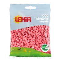 Rørperler 1000 stk Varmrosa