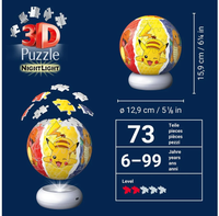 Ravensburger Pokémon 3D-puslespill Nattlampe