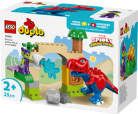 LEGO® DUPLO® │Marvel Dinosauren Spidey-Rex mot Green Goblin. Byggbar superheltleke for småbarn 10463