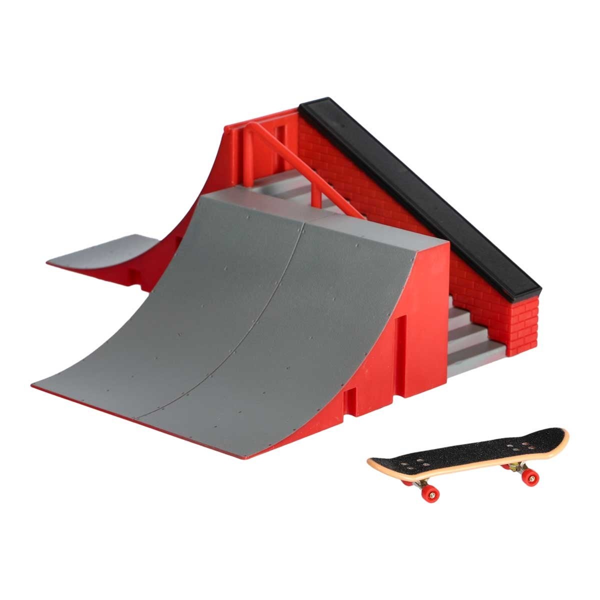 Skills Finger Board, Skatepark Med 1St Skateboard