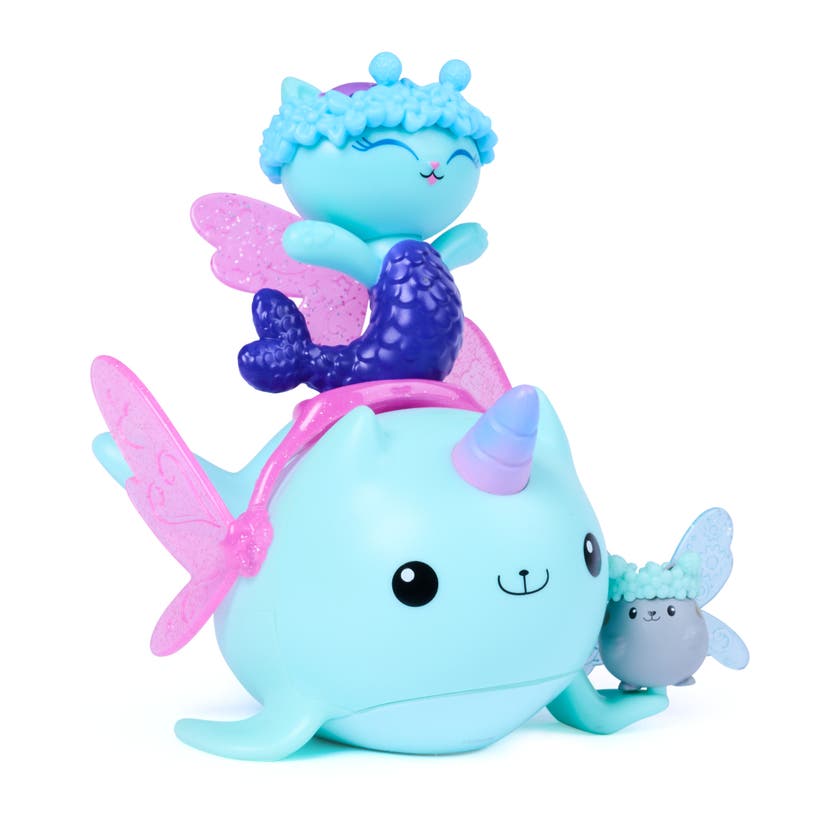Gabby's Dollhouse MerCat & Kitty Narwhal Eventyrsett