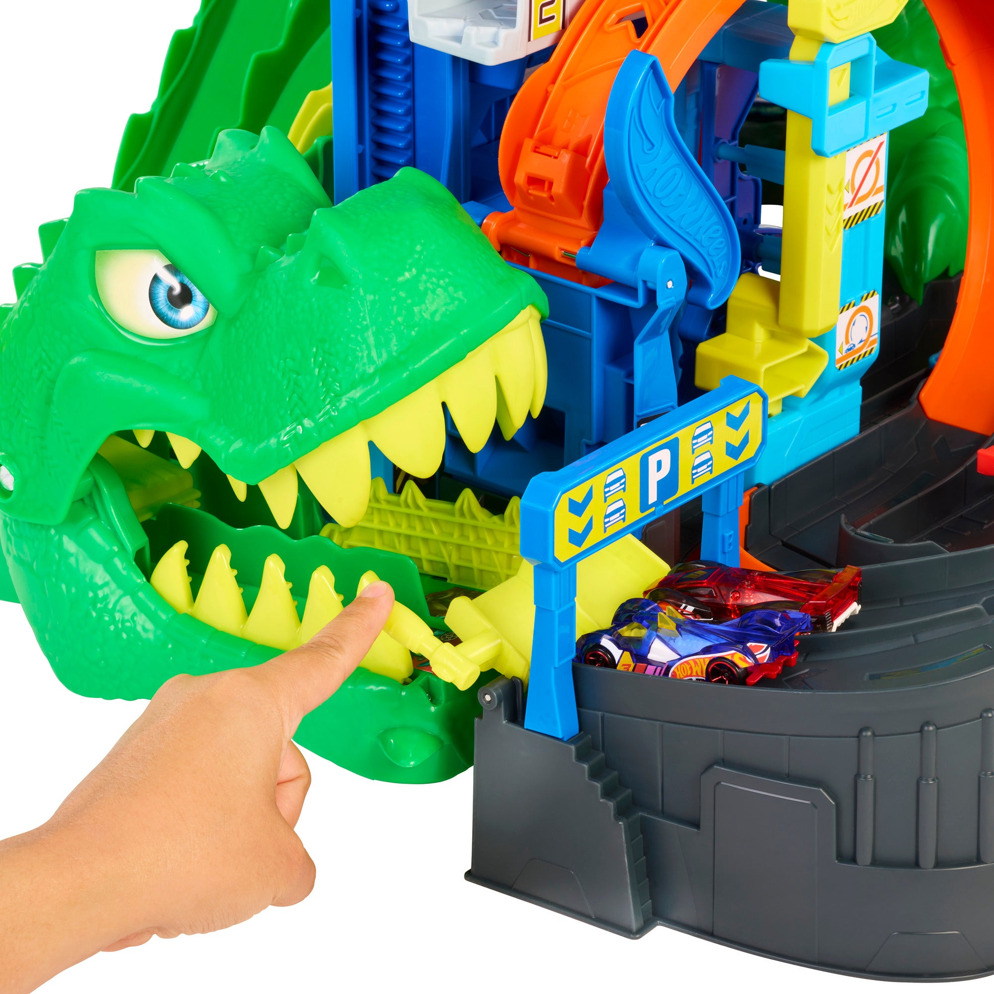 Hot Wheels City Ultimate T-Rex Garage