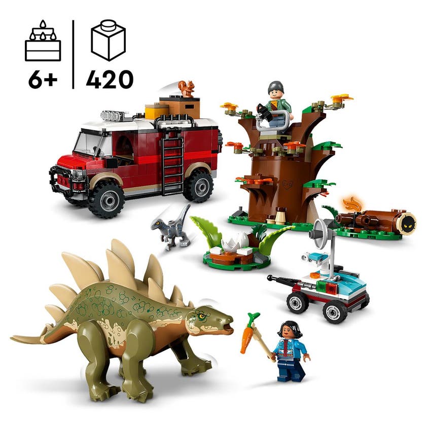 LEGO Jurassic World 76965, Dinosauroppdrag: stegosaurusoppdagelse